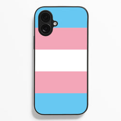 Trans Flag - Pride  - Pride Phone Case for iPhone 16 Plus