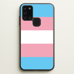 Trans Flag - Pride  - Pride Phone Case for Galaxy A21s