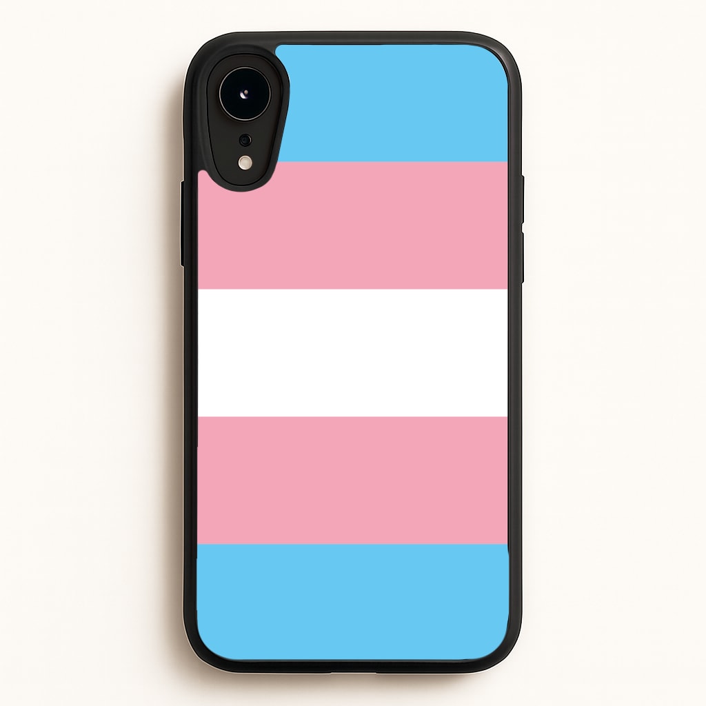 Trans Flag - Pride  - Pride Phone Case for iPhone XR