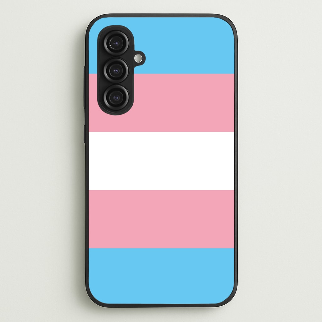 Trans Flag - Pride  - Pride Phone Case for Galaxy S23FE