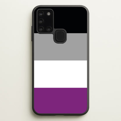 Asexual Flag - Pride  - Pride Phone Case for Galaxy A21s