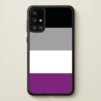 Asexual Flag - Pride  - Pride Phone Case for Galaxy A71