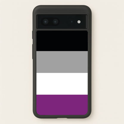 Asexual Flag - Pride  - Pride Phone Case for Google Pixel 7
