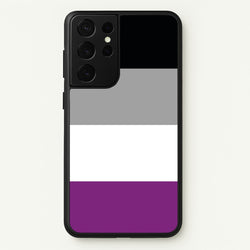 Asexual Flag - Pride  - Pride Phone Case for Galaxy S21 Ultra