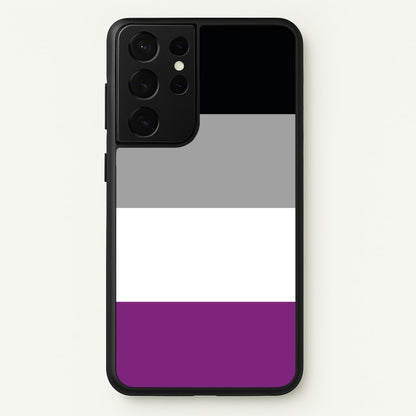 Asexual Flag - Pride  - Pride Phone Case for Galaxy S21 Ultra