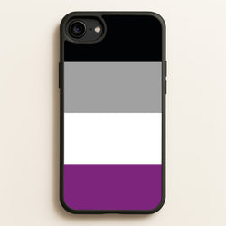 Asexual Flag - Pride  - Pride Phone Case for iPhone 6 / 7 / 8 / SE