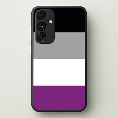 Asexual Flag - Pride  - Pride Phone Case for Galaxy A35
