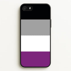 Asexual Flag - Pride  - Pride Phone Case for iPhone 5 / 5s / SE 2016