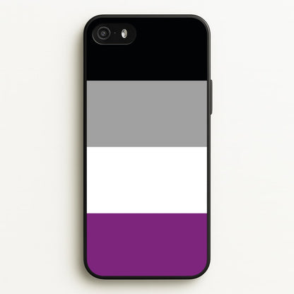 Asexual Flag - Pride  - Pride Phone Case for iPhone 5 / 5s / SE 2016