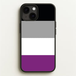 Asexual Flag - Pride  - Pride Phone Case for iPhone 13