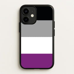 Asexual Flag - Pride  - Pride Phone Case for iPhone 12 Mini