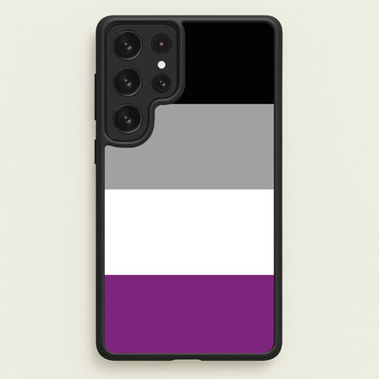 Asexual Flag - Pride  - Pride Phone Case for Galaxy S22 Ultra