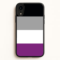 Asexual Flag - Pride  - Pride Phone Case for iPhone XR
