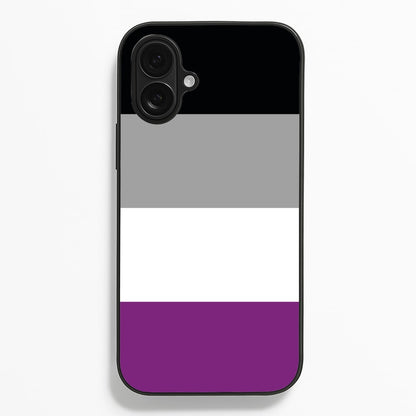 Asexual Flag - Pride  - Pride Phone Case for iPhone 16 Plus