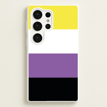 Non-Binary Flag - Pride  - Pride Phone Case for Galaxy S25 Ultra