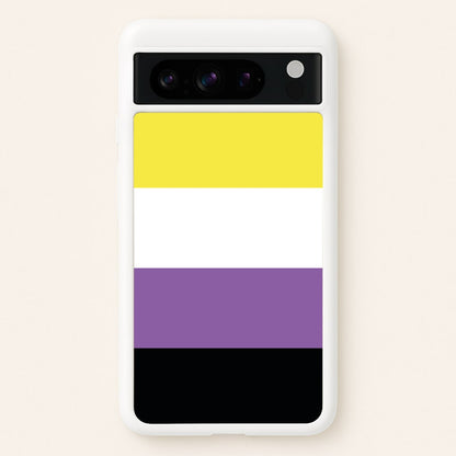 Non-Binary Flag - Pride  - Pride Phone Case for Google Pixel 8 Pro
