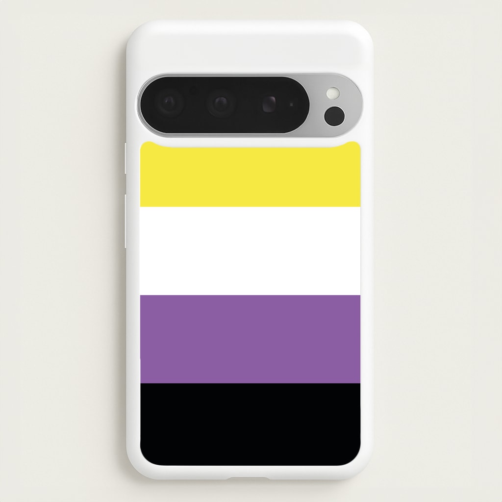 Non-Binary Flag - Pride  - Pride Phone Case for Google Pixel 9 Pro XL