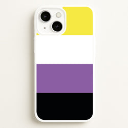 Non-Binary Flag - Pride  - Pride Phone Case for iPhone 13