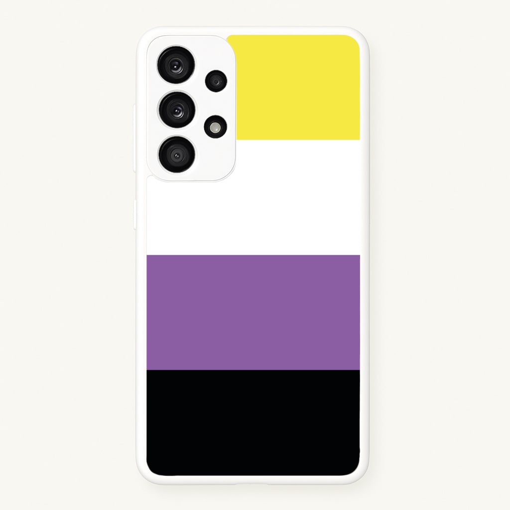 Non-Binary Flag - Pride  - Pride Phone Case for Galaxy A33