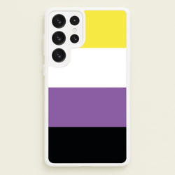 Non-Binary Flag - Pride  - Pride Phone Case for Galaxy S22 Ultra