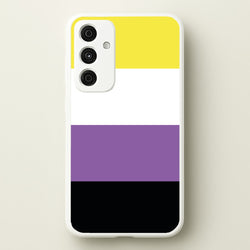 Non-Binary Flag - Pride  - Pride Phone Case for Galaxy A55