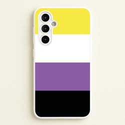 Non-Binary Flag - Pride  - Pride Phone Case for Galaxy A54