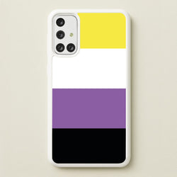 Non-Binary Flag - Pride  - Pride Phone Case for Galaxy A71