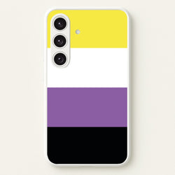 Non-Binary Flag - Pride  - Pride Phone Case for Galaxy S24