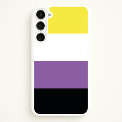 Non-Binary Flag - Pride  - Pride Phone Case for Galaxy S23 Plus