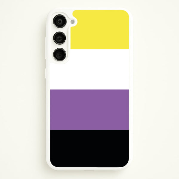 Non-Binary Flag - Pride  - Pride Phone Case for Galaxy S23 Plus