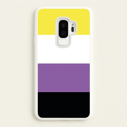 Non-Binary Flag - Pride  - Pride Phone Case for Galaxy S9 Plus