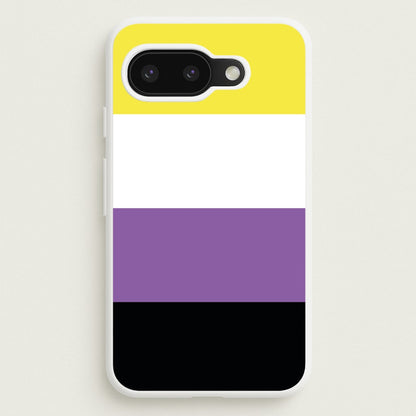 Non-Binary Flag - Pride  - Pride Phone Case for Google Pixel 9a