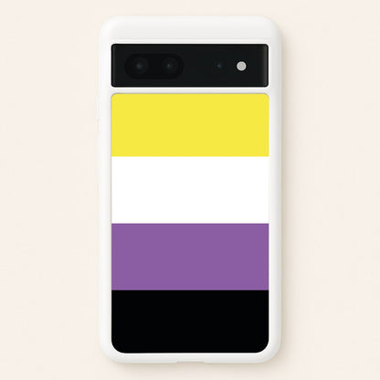 Non-Binary Flag - Pride  - Pride Phone Case for Google Pixel 7