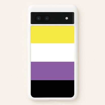 Non-Binary Flag - Pride  - Pride Phone Case for Google Pixel 6a