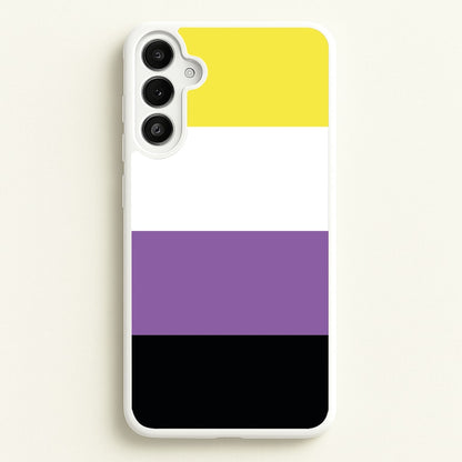 Non-Binary Flag - Pride  - Pride Phone Case for Galaxy A34
