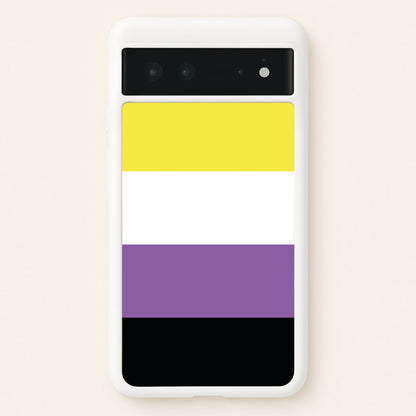 Non-Binary Flag - Pride  - Pride Phone Case for Google Pixel 6