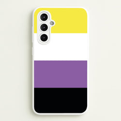 Non-Binary Flag - Pride  - Pride Phone Case for Galaxy A14