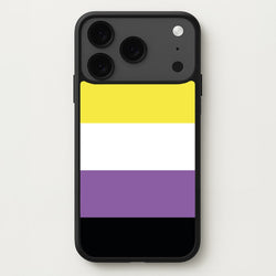 Non-Binary Flag - Pride Phone Case for iPhone 17 Pro Max