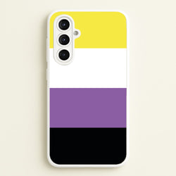 Non-Binary Flag - Pride  - Pride Phone Case for Galaxy A16