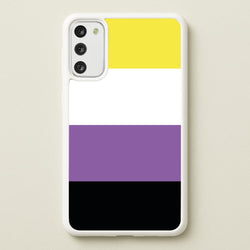 Non-Binary Flag - Pride  - Pride Phone Case for Galaxy S20FE
