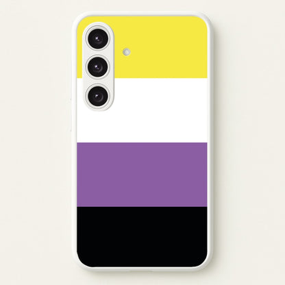 Non-Binary Flag - Pride  - Pride Phone Case for Galaxy S25