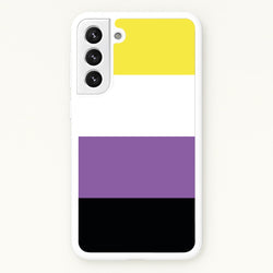 Non-Binary Flag - Pride  - Pride Phone Case for Galaxy S21 Plus