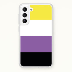 Non-Binary Flag - Pride  - Pride Phone Case for Galaxy S22 Plus