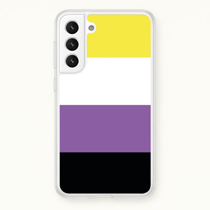 Non-Binary Flag - Pride  - Pride Phone Case for Galaxy S22 Plus