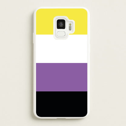 Non-Binary Flag - Pride  - Pride Phone Case for Galaxy S9