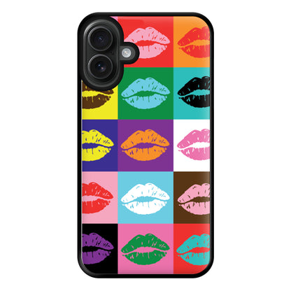 Lips Collage - Pride Phone Case for iPhone 16 Plus