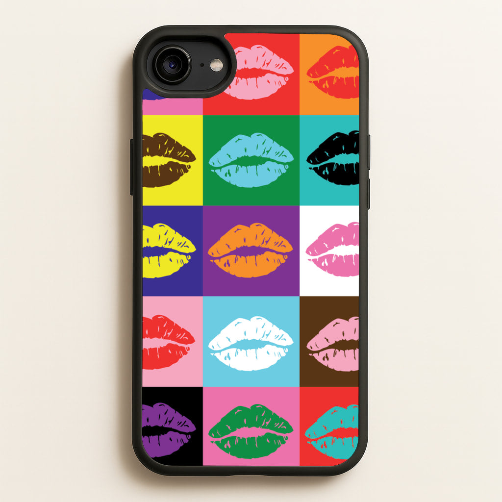 Lips Collage - Pride  - Pride Phone Case for iPhone 6 / 7 / 8 / SE