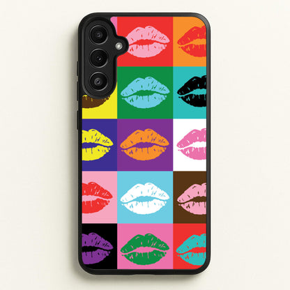 Lips Collage - Pride  - Pride Phone Case for Galaxy A34