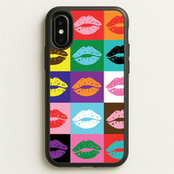 Lips Collage - Pride  - Pride Phone Case for iPhone X / XS