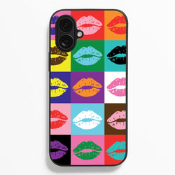 Lips Collage - Pride  - Pride Phone Case for iPhone 16 Plus